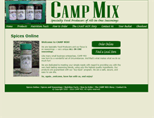 Tablet Screenshot of campmix.com